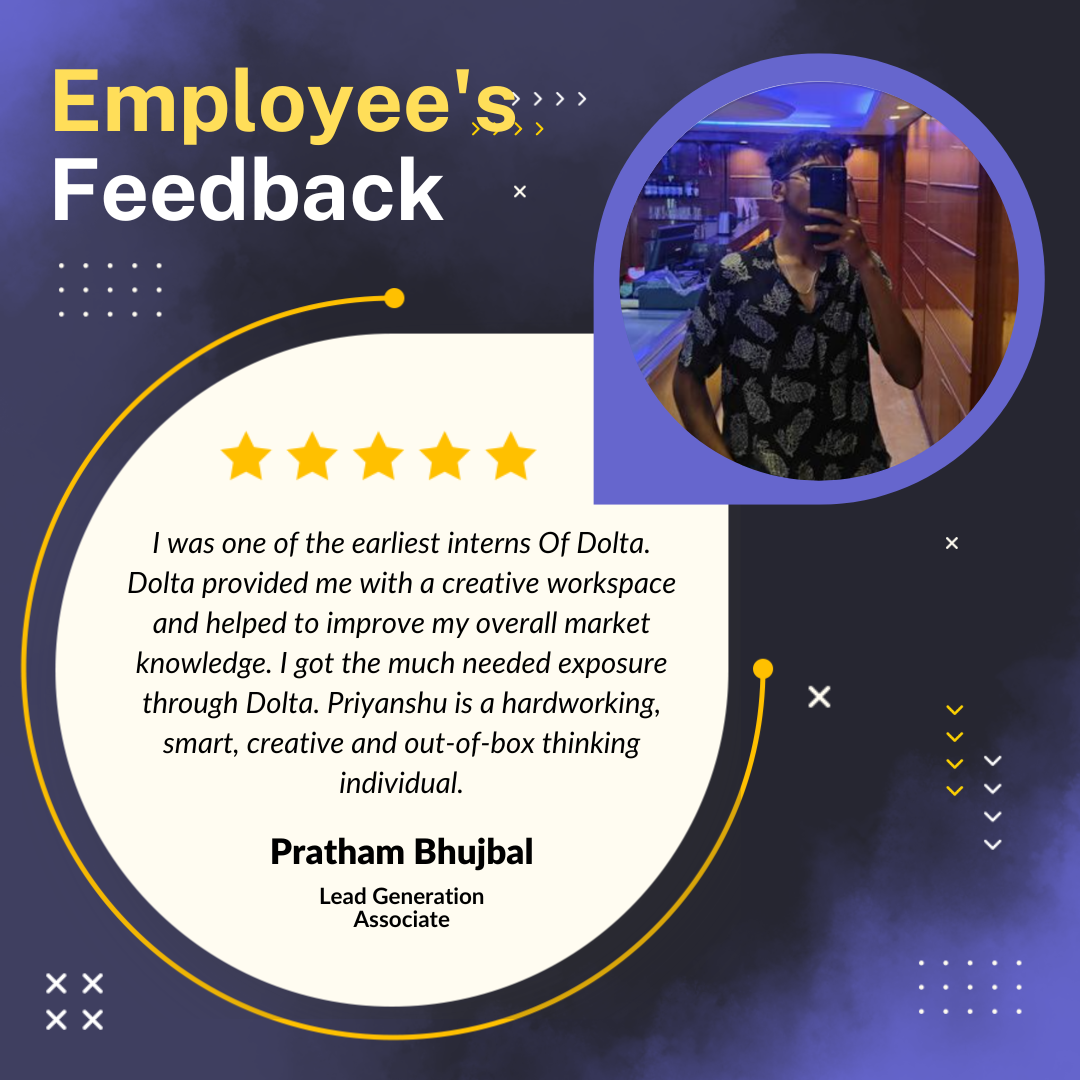 Pratham Bhujbal Testimonial