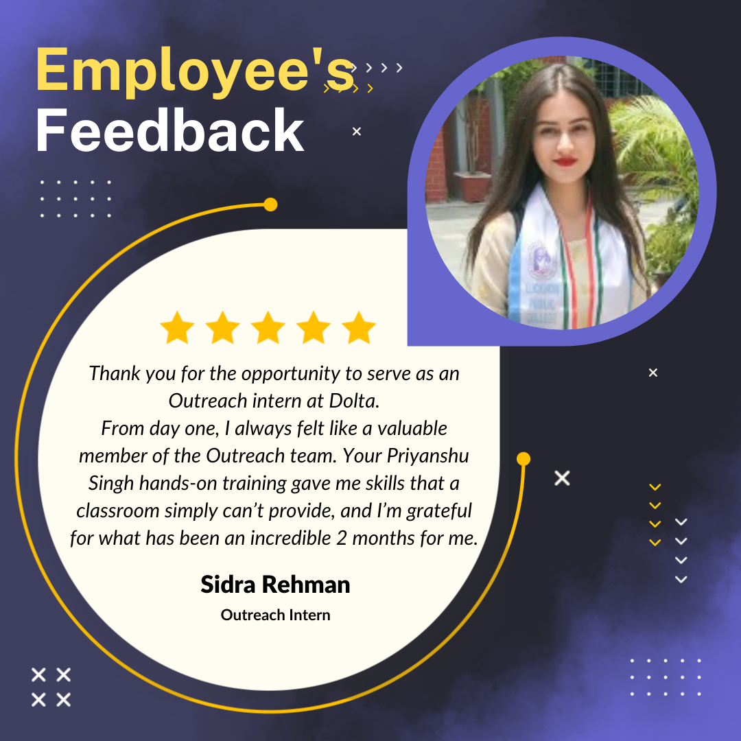 Sidra Rehman Testimonial